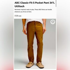 Lululemon | ABC Slim-Fit 5 Pocket Pant 34"L
Utilitech
